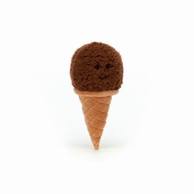 Jellycat Irresistible Ice Cream Chocolate USA | 96082AFWE